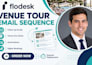 create a flodesk venue tour follow up email sequence for venues